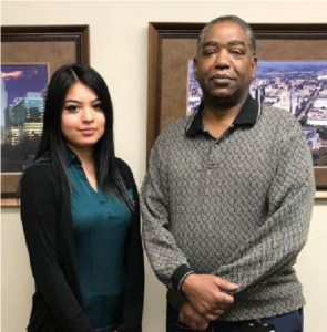 FBG Site Supervisor Estrella Morales Herrera and Program Manager Richard Blutcher